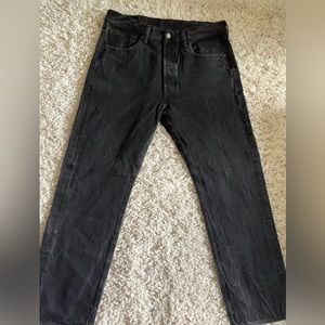 Levi’s 501 Men’s black jeans size 34/32